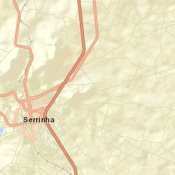 Serrinha Street Map