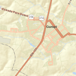 Gurupi Street Map