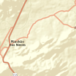 Riachão das Neves Street Map