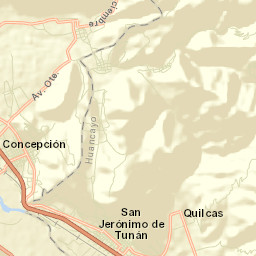 Concepción Street Map