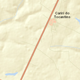 Cariri do Tocantins Street Map