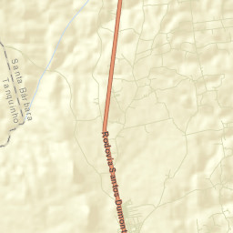Santa Bárbara Street Map