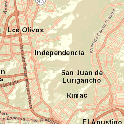 Independencia Street Map