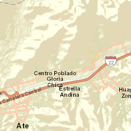 Santa María Street Map