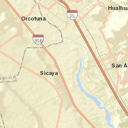 Sicaya Street Map