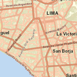 San Luis Street Map