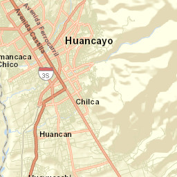 Huancayo Street Map