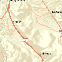 Huayucachi Street Map