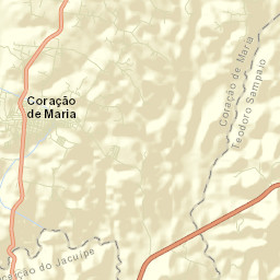 Coração de Maria Street Map