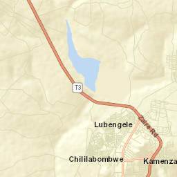 Chililabombwe Street Map