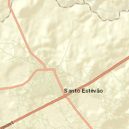 Santo Estêvão Street Map