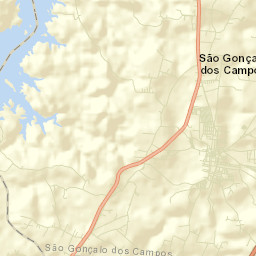 São Gonçalo dos Campos Street Map