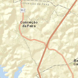 Conceição da Feira Street Map