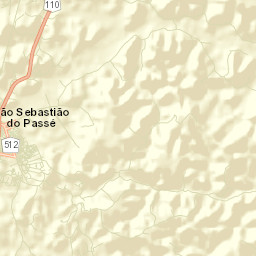 São Sebastião do Passé Street Map