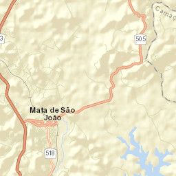 Mata de São João Street Map