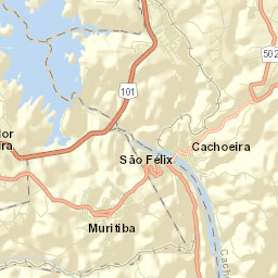 Cachoeira Street Map