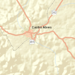 Castro Alves Street Map