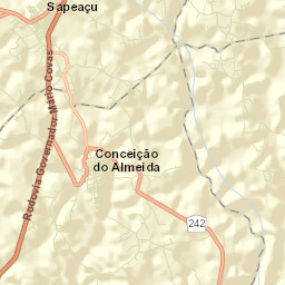 Conceição do Almeida Street Map