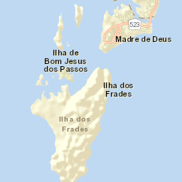 Madre de Deus Street Map