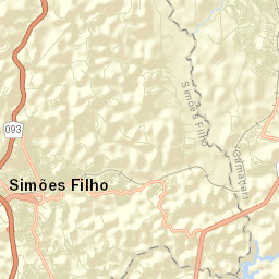 Simões Filho Street Map