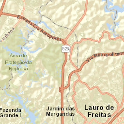 Lauro de Freitas Street Map