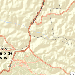 Santo Antônio de Jesus Street Map