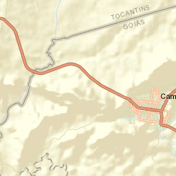 Campos Belos Street Map