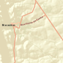 Macaúbas Street Map
