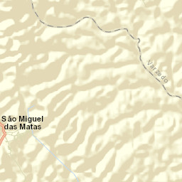 São Miguel das Matas Street Map