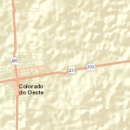 Colorado do Oeste Street Map