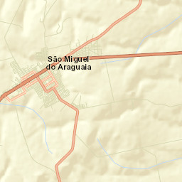 São Miguel do Araguaia Street Map