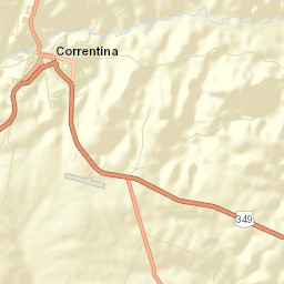 Correntina Street Map