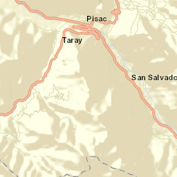 Pisac Street Map