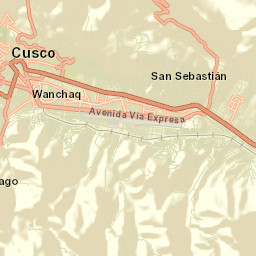 Cusco Street Map