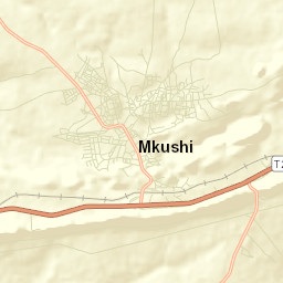 Mkushi Street Map