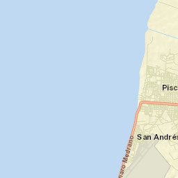 Pisco Street Map