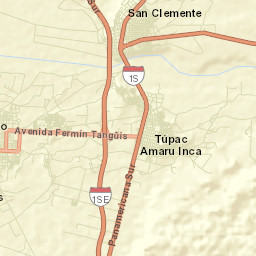 Villa Tupac Amaru Street Map