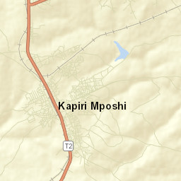 Kapiri Mposhi Street Map