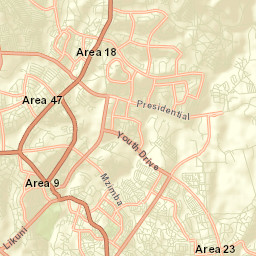 Lilongwe Street Map