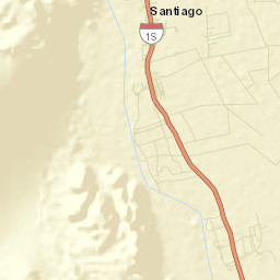 Santiago Street Map