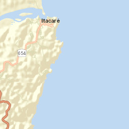 Itacaré Street Map