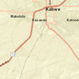 Kabwe Street Map