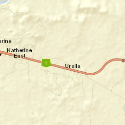 Katherine East Street Map