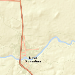 Nova Xavantina Street Map