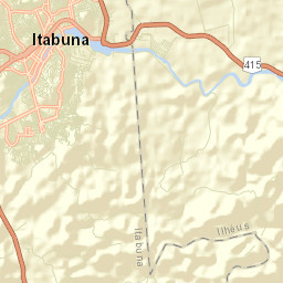 Itabuna Street Map