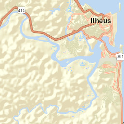 Ilhéus Street Map