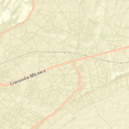 Machinga District Street Map