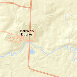 Barra do Bugres Street Map