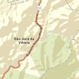 São José da Vitória Street Map