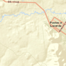 Pontes e Lacerda Street Map